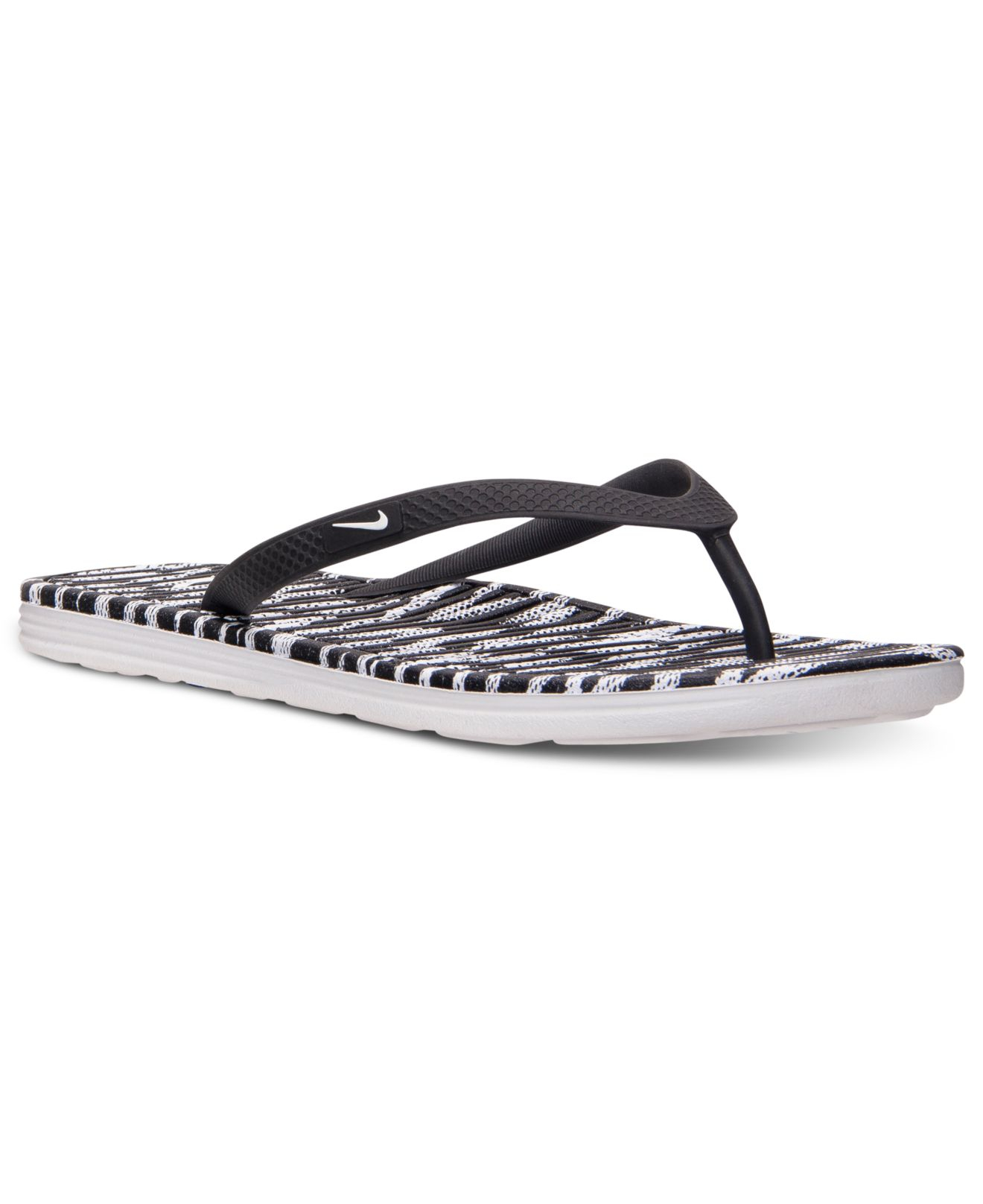 Nike Women's Solarsoft Thong Ii Sandals From Finish in White |