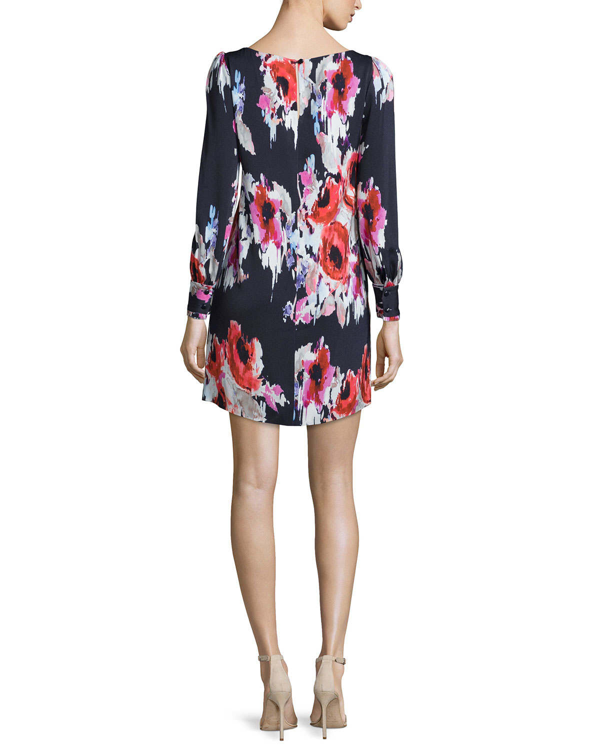 Kate Spade Longsleeve Floralprint Dress in Blue Lyst