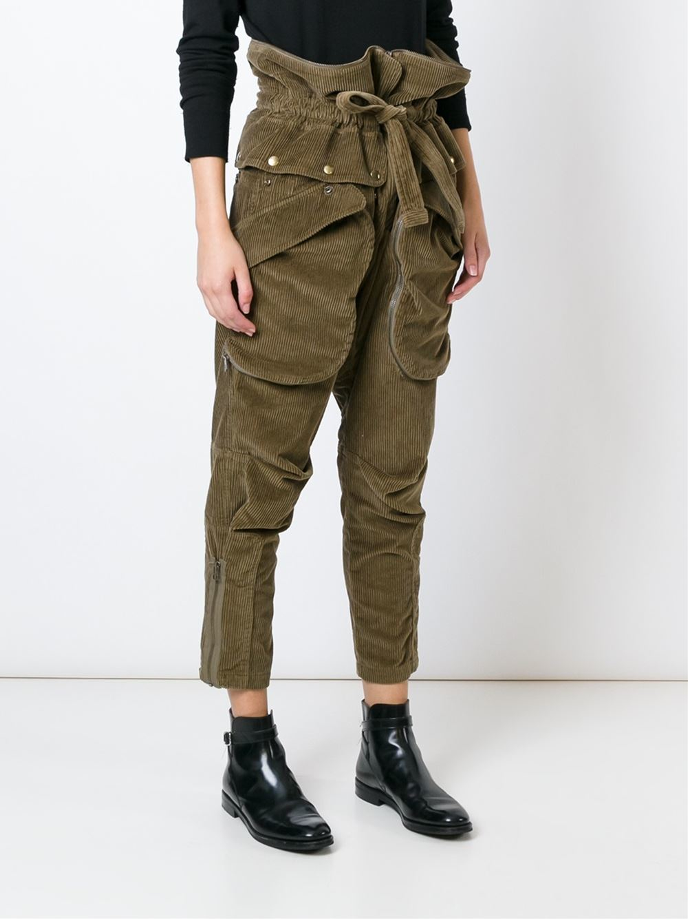 paper bag cargo pants