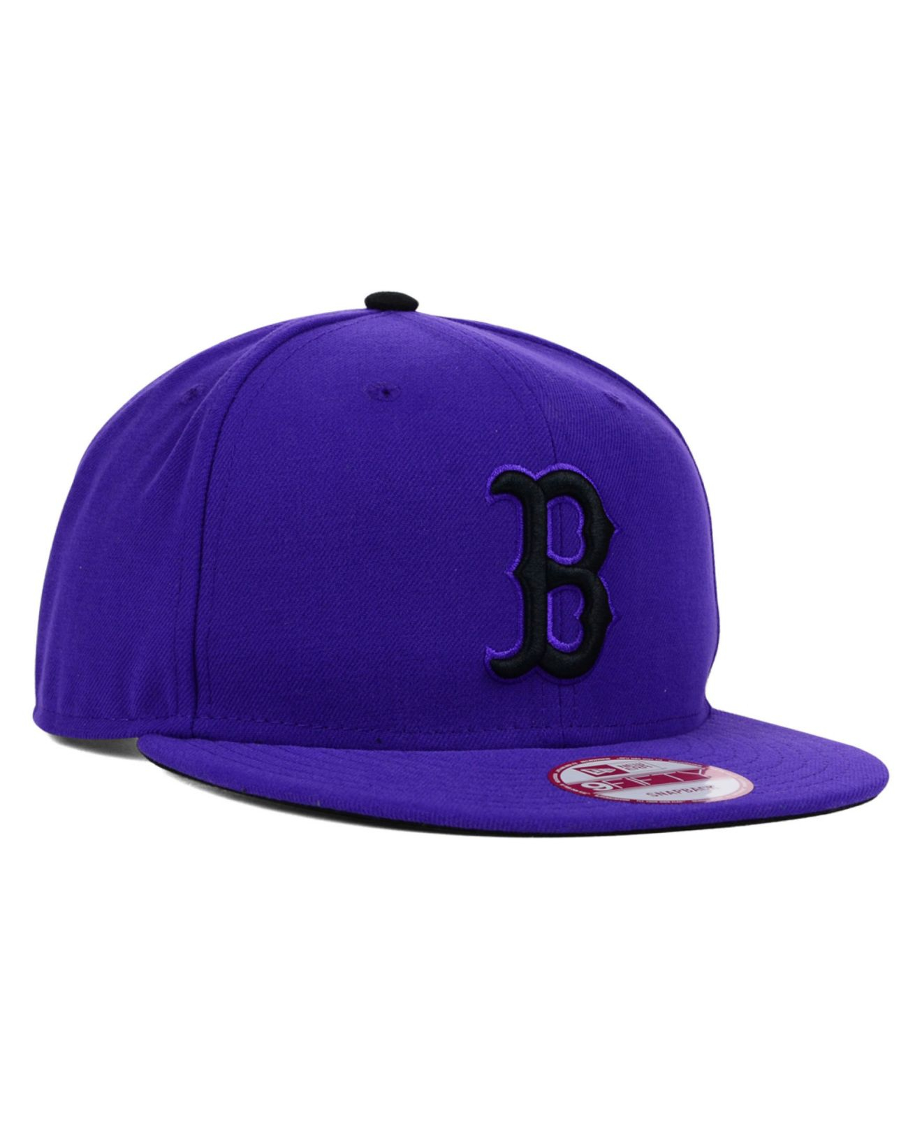 KTZ Boston Red Sox Snap-Dub 9Fifty Snapback Cap in Purple for Men