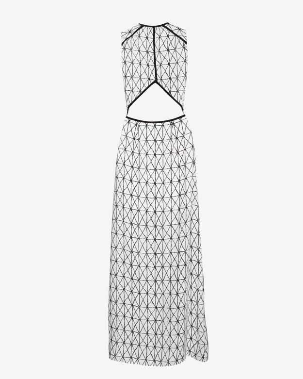 alc black and white dress