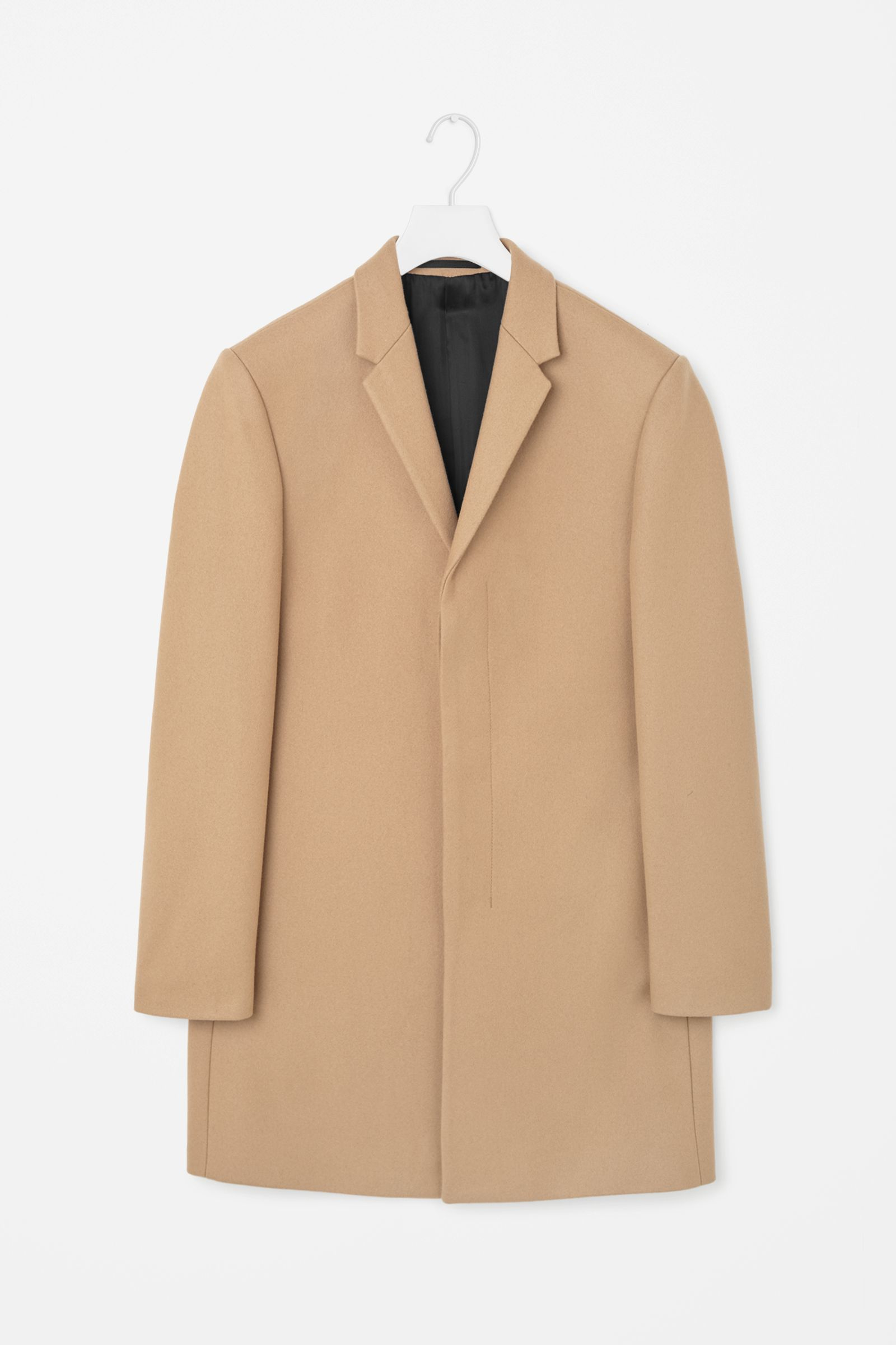 Cos Wool Cashmere Coat in Beige for Men Lyst