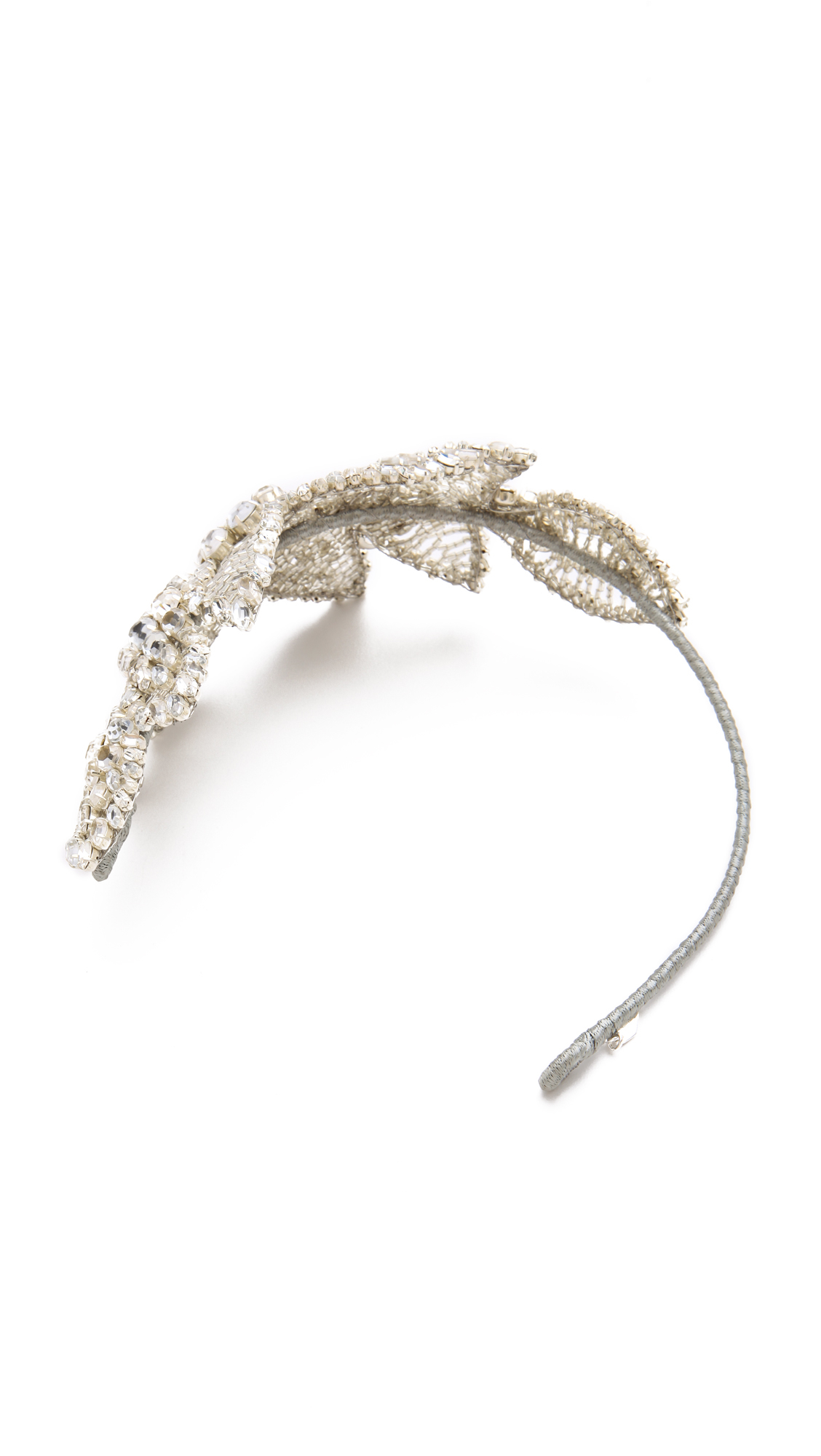Bandeau Jenny Packham Avec Cristaux Et Finition Métal Noir – Neuf Avec étiquettes