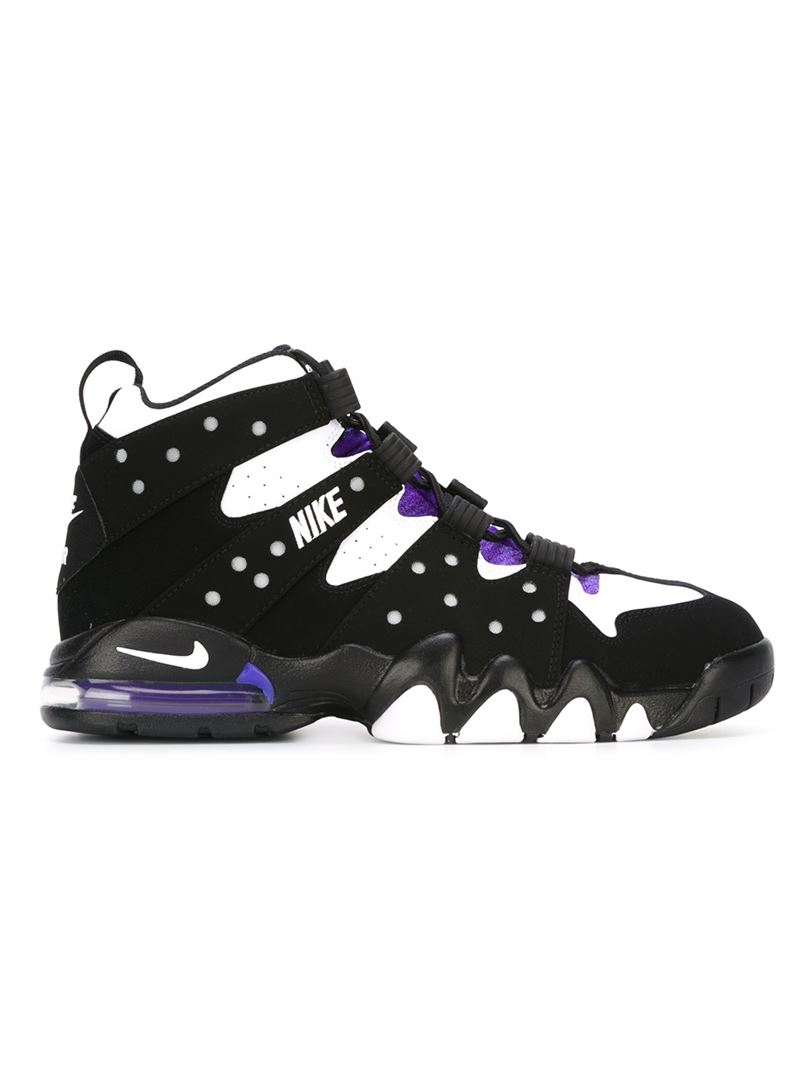 Nike 'air Max' Hi-top Sneakers in Black | Lyst