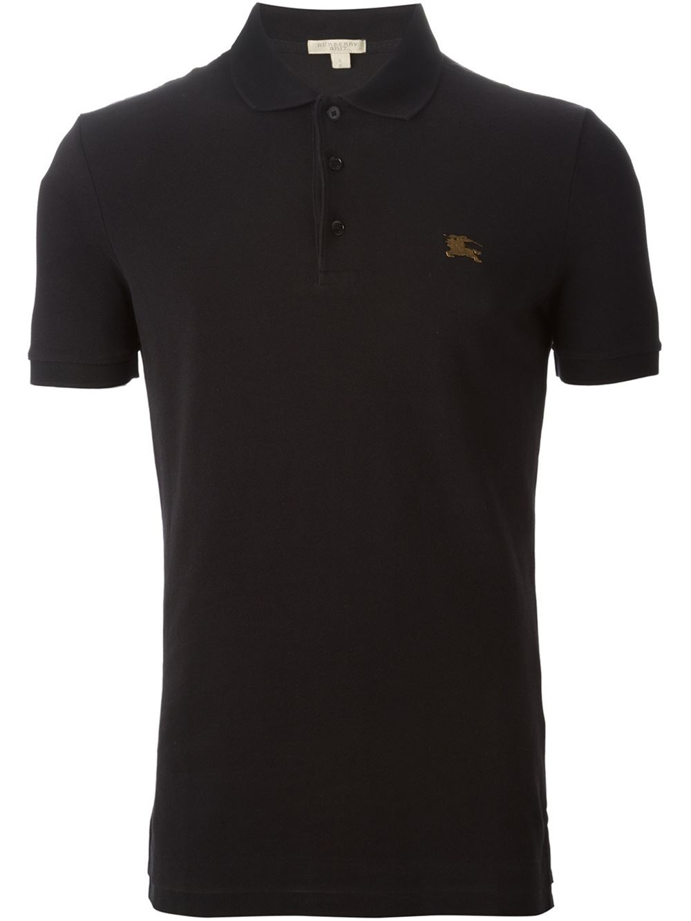 Burberry Brit Chest Logo Polo Shirt in Black for Men | Lyst