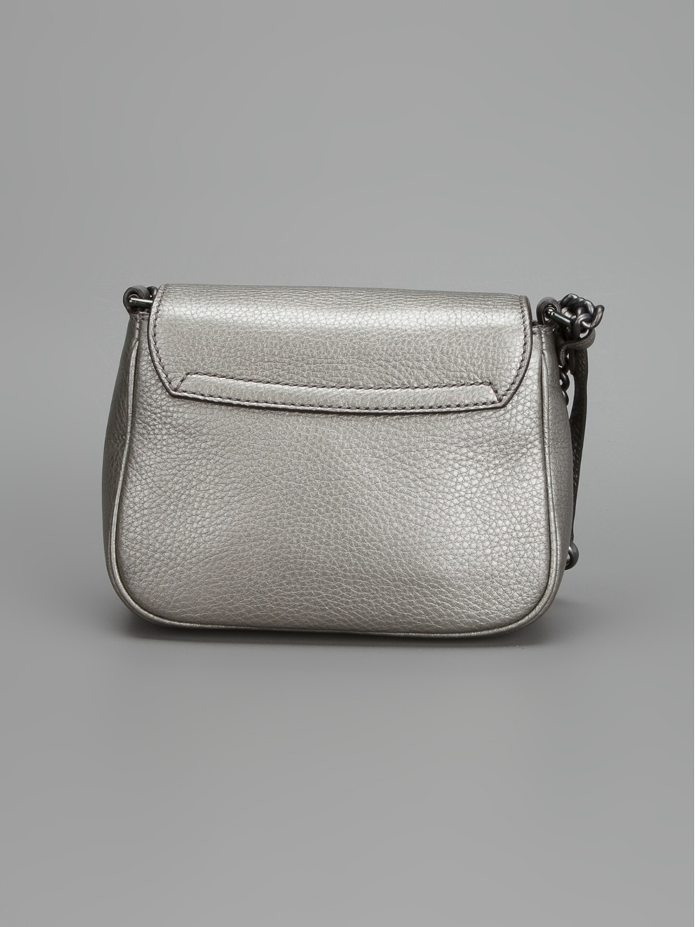 Gucci Small Soho Shoulder Bag in Grey (Gray) Lyst
