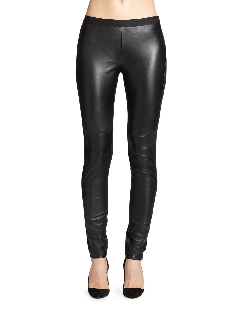 eileen fisher leather pants