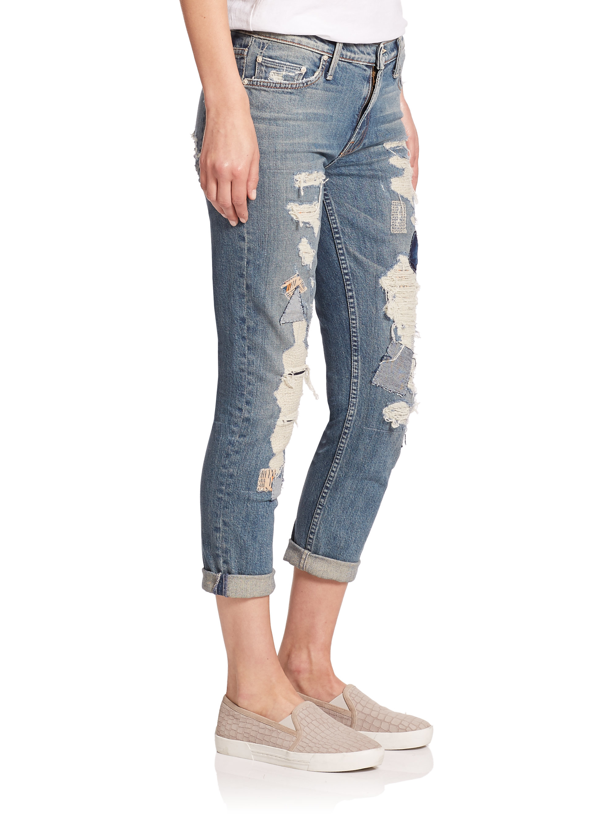 mother boyfriend jeans