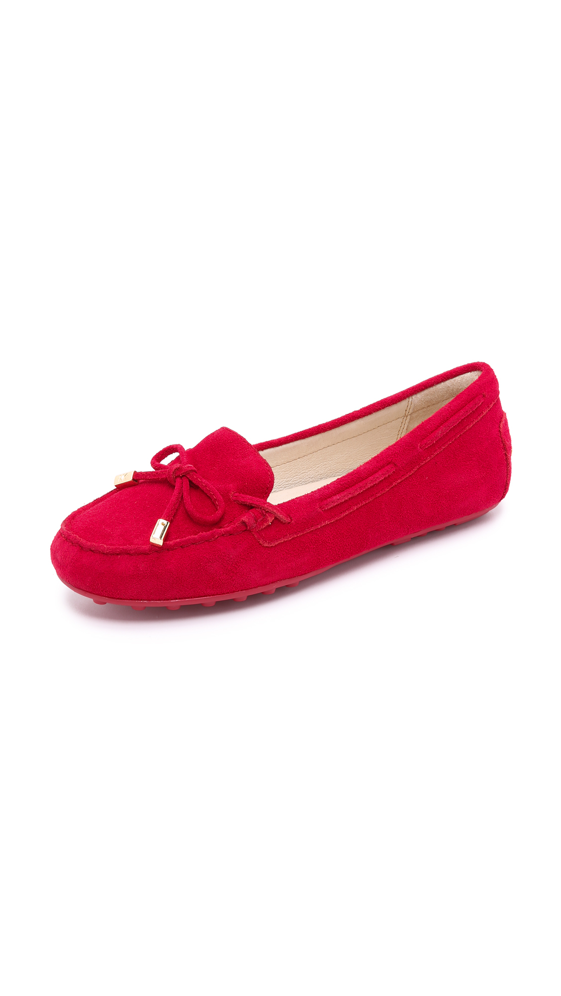 MICHAEL Michael Kors Daisy Moccasins in Red | Lyst