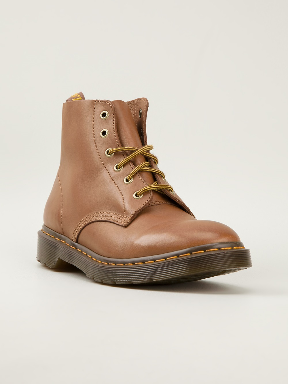 Dr. martens Ali Laceup Boot in Brown for Men | Lyst