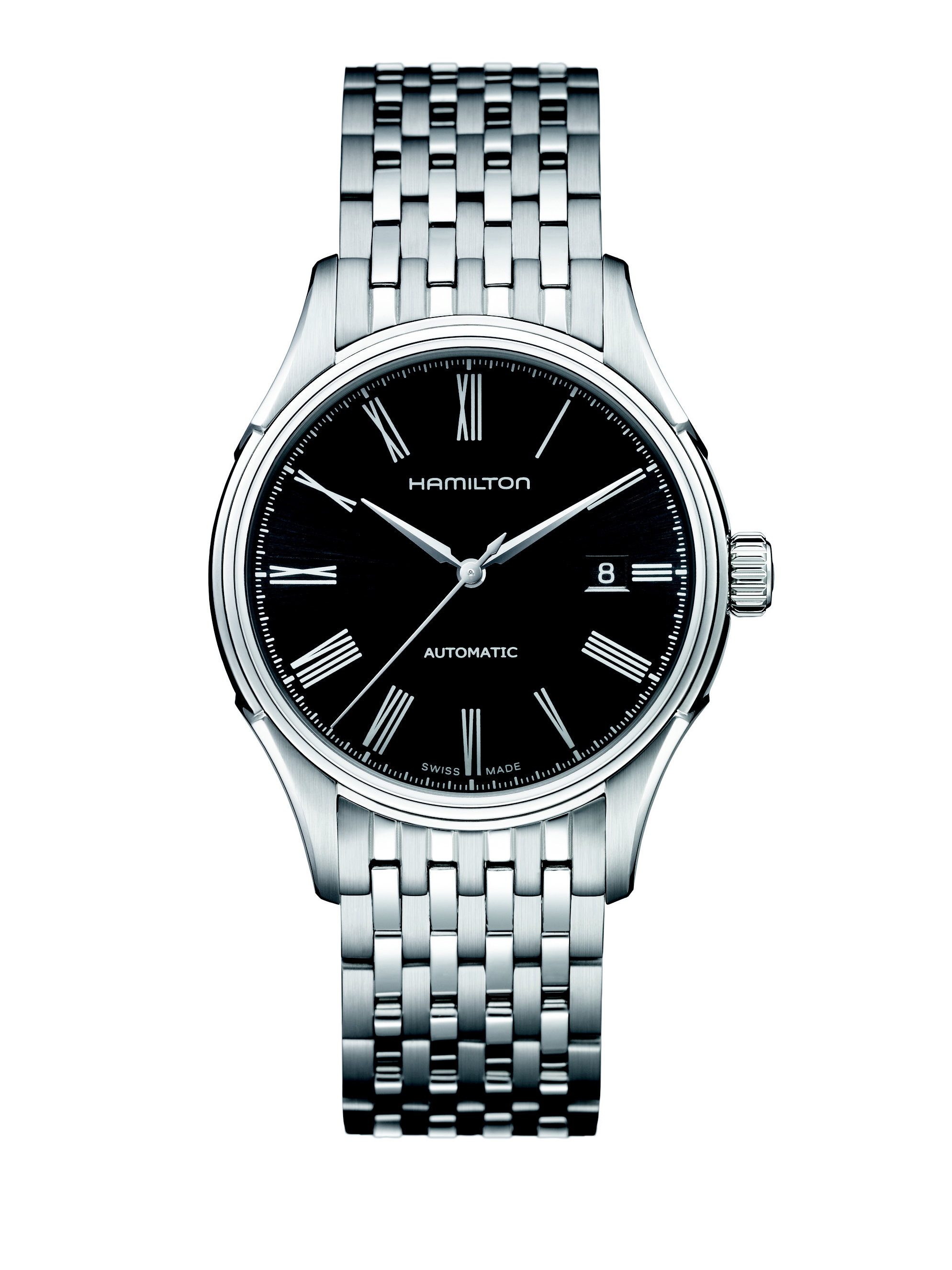 Lyst Hamilton American Classic Valiant Auto Stainless Steel Bracelet