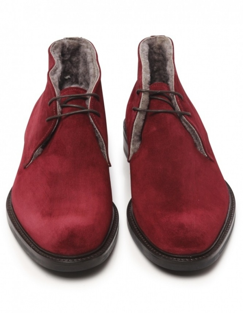 shearling lined chukka boots