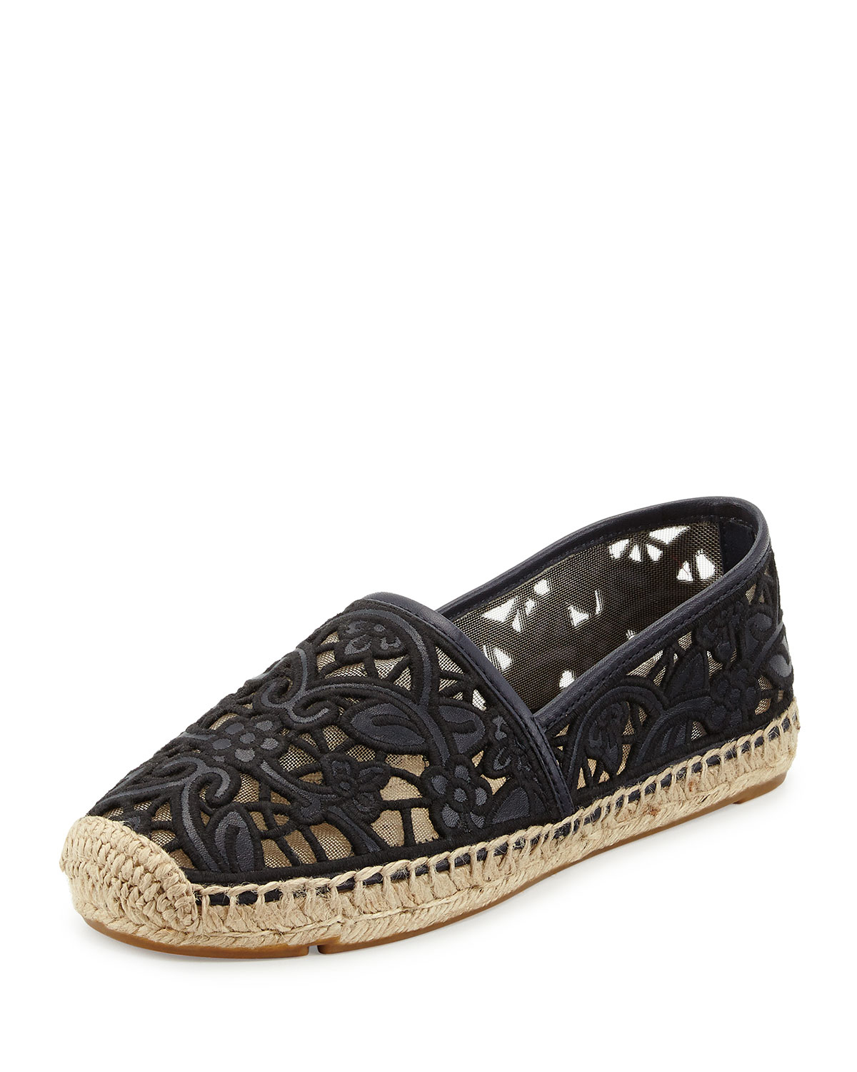 blue flat espadrilles