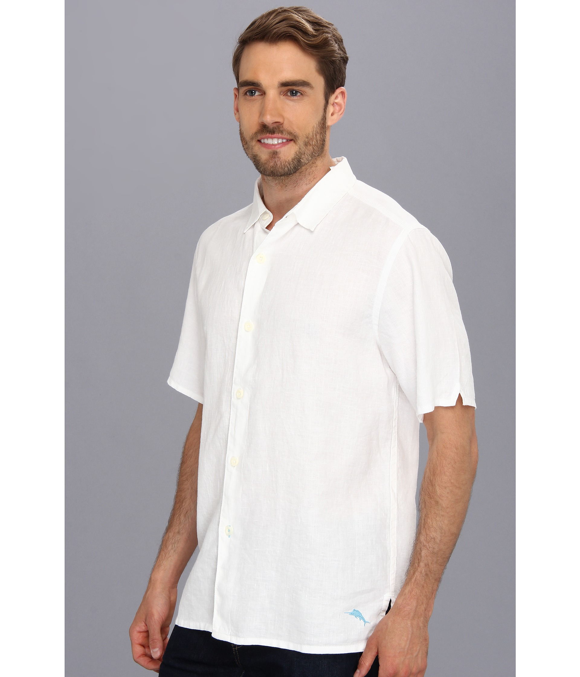 Tommy Bahama Sea Glass Breezer Ss Shirt in White for Men | Lyst