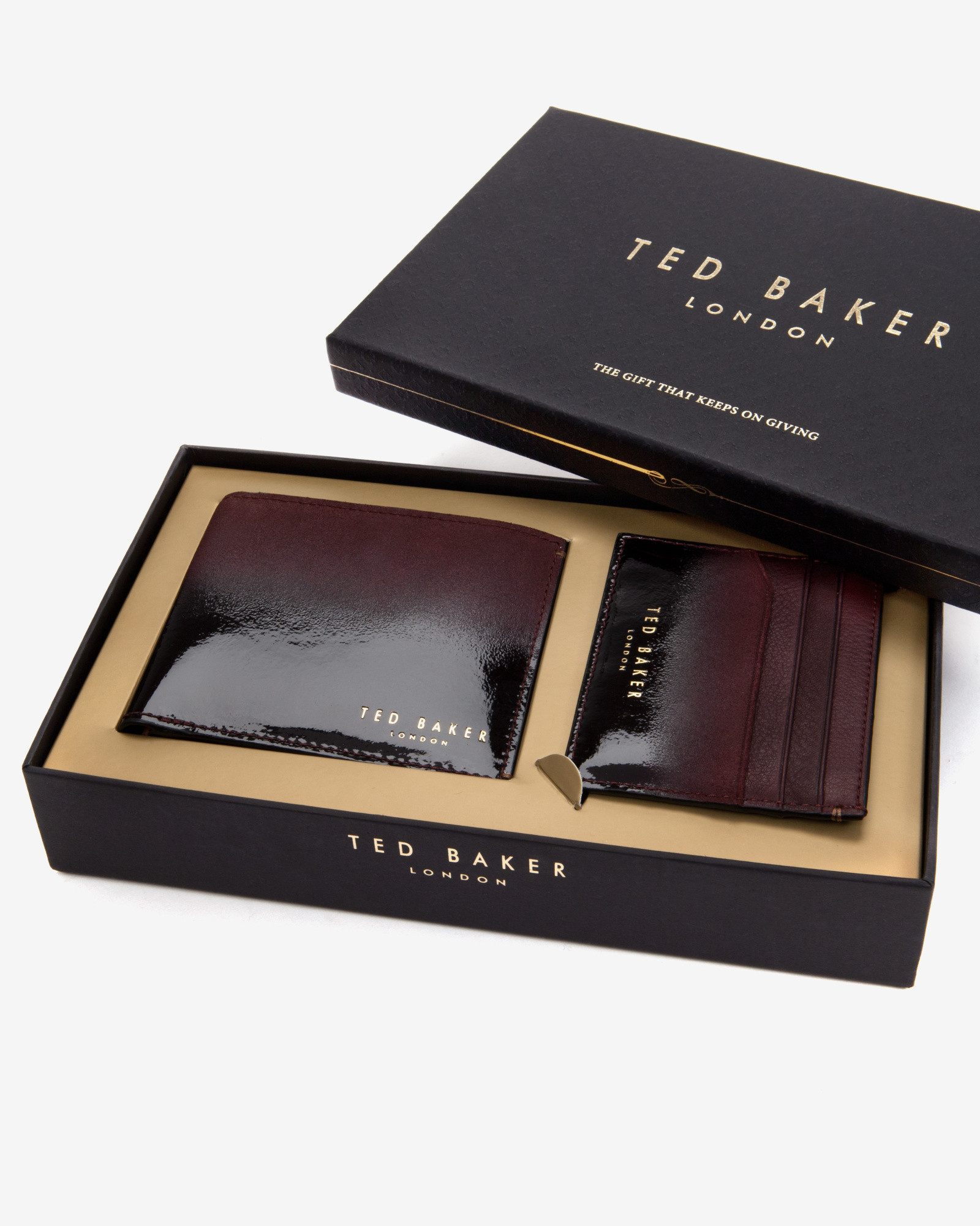 Men's Fitzgerald Leather Wallet And Card Holder Set