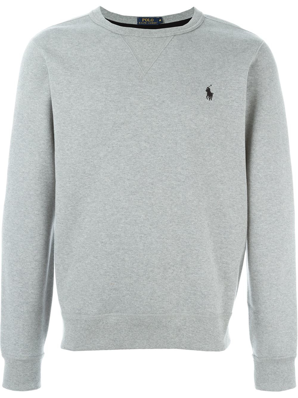 Polo Ralph Lauren Crew Neck Sweatshirt in Grey (Gray) for Men - Lyst