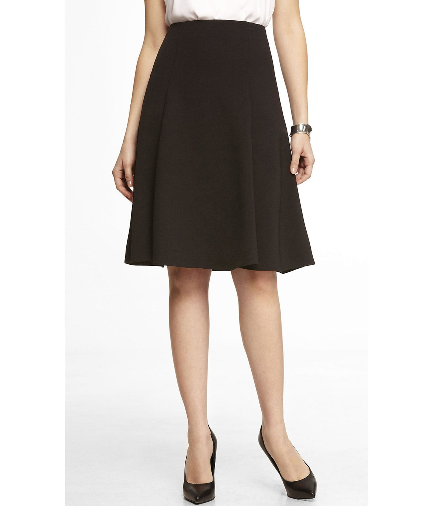 fit and flare midi skirt