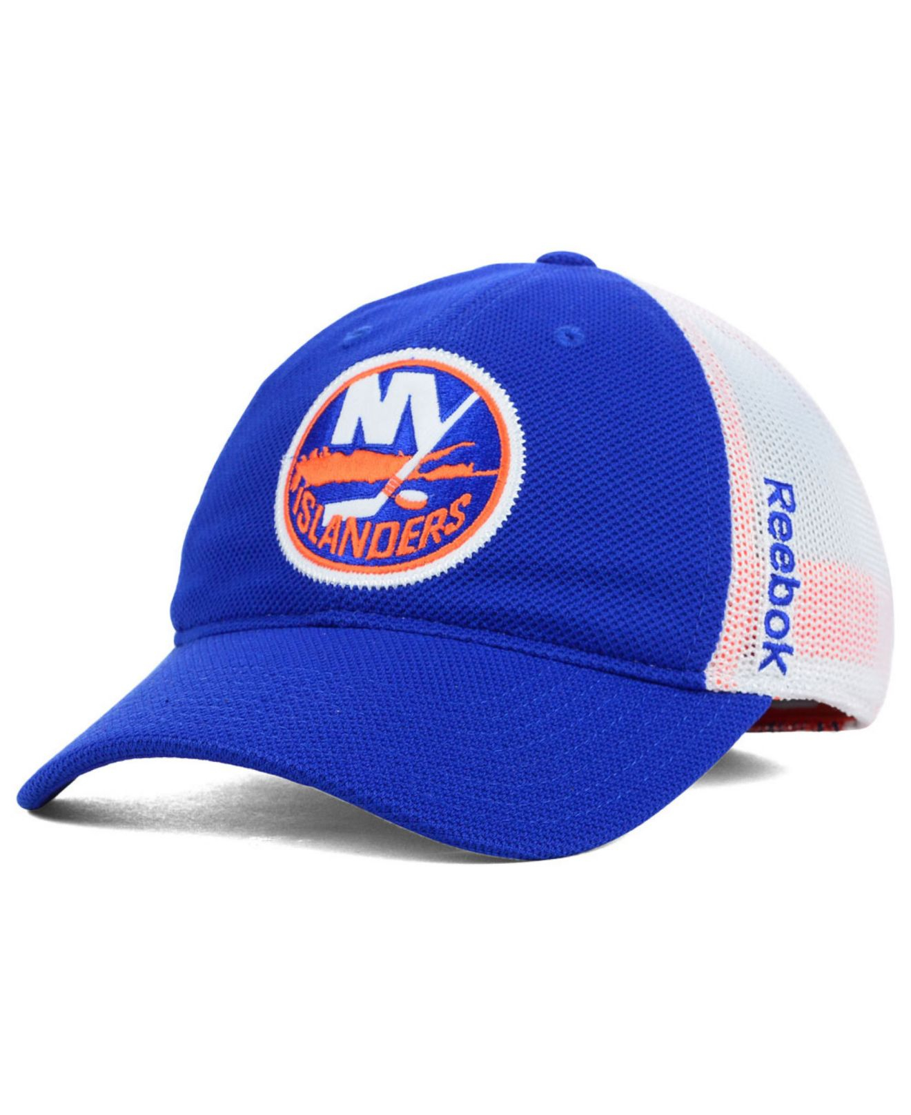 Lyst - Reebok New York Islanders Stretch-Fit Cap in Blue for Men