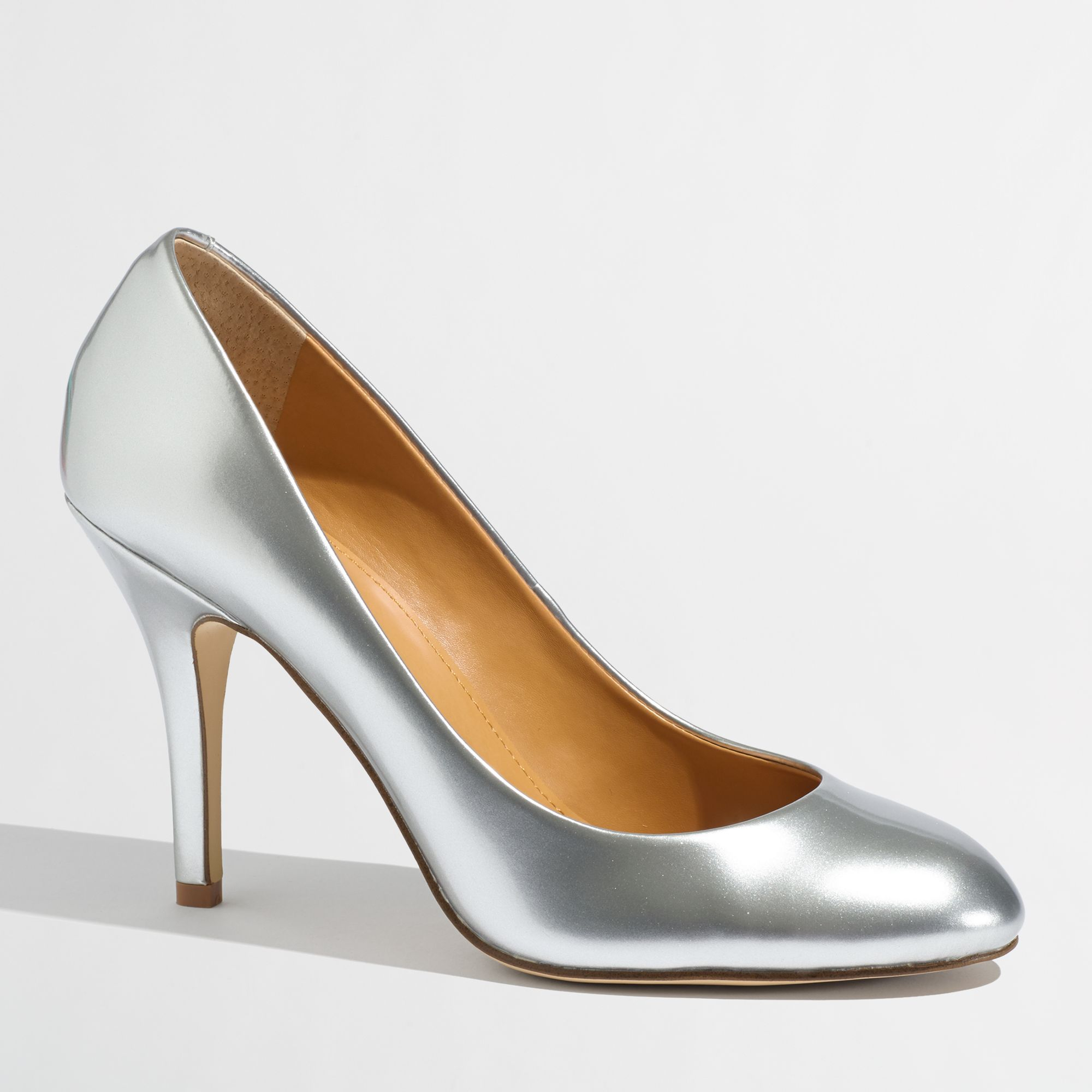 mauve dress with silver shoes