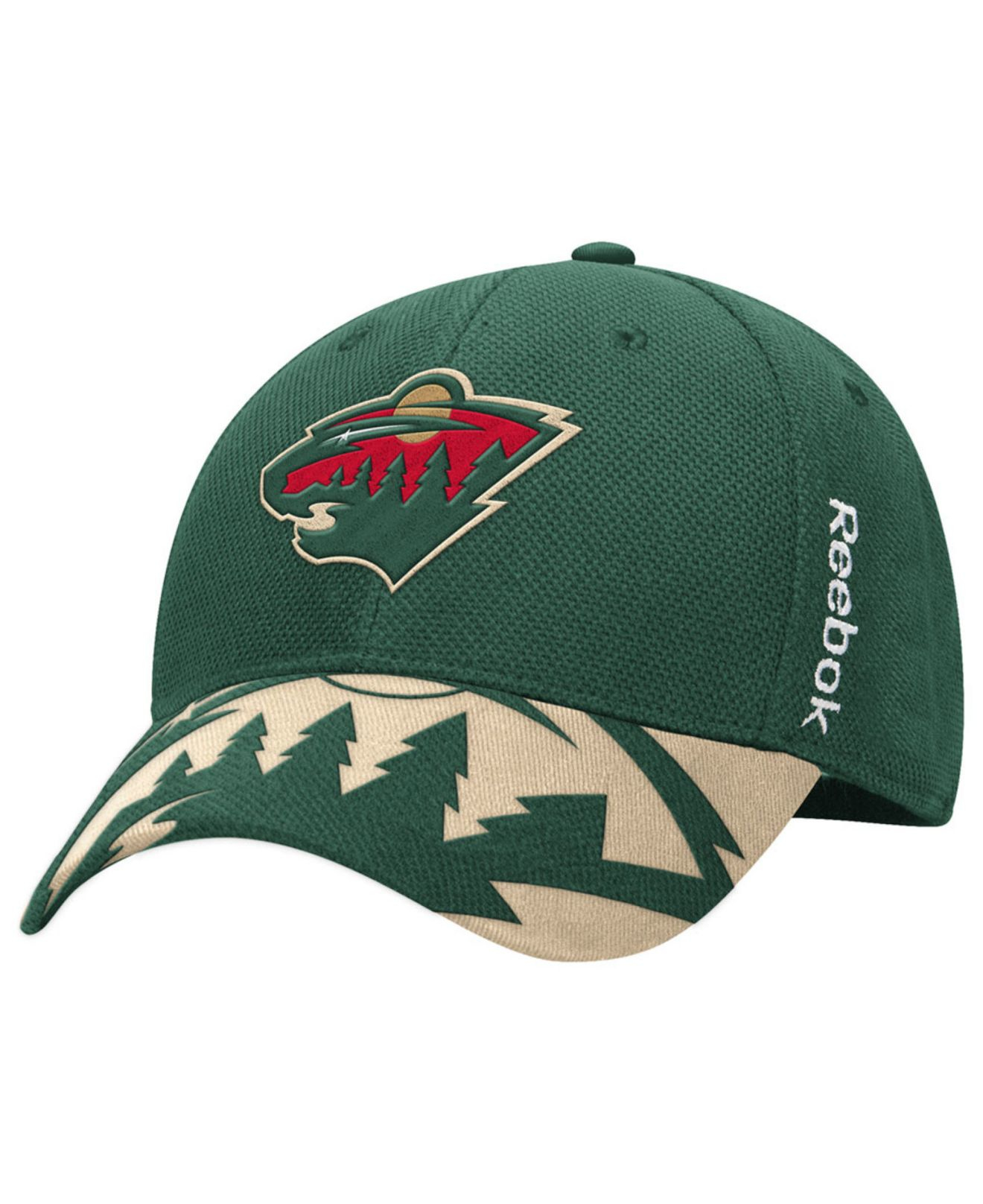 Reebok Synthetic Minnesota Wild Nhl 2015 Draft Flex Cap in ...