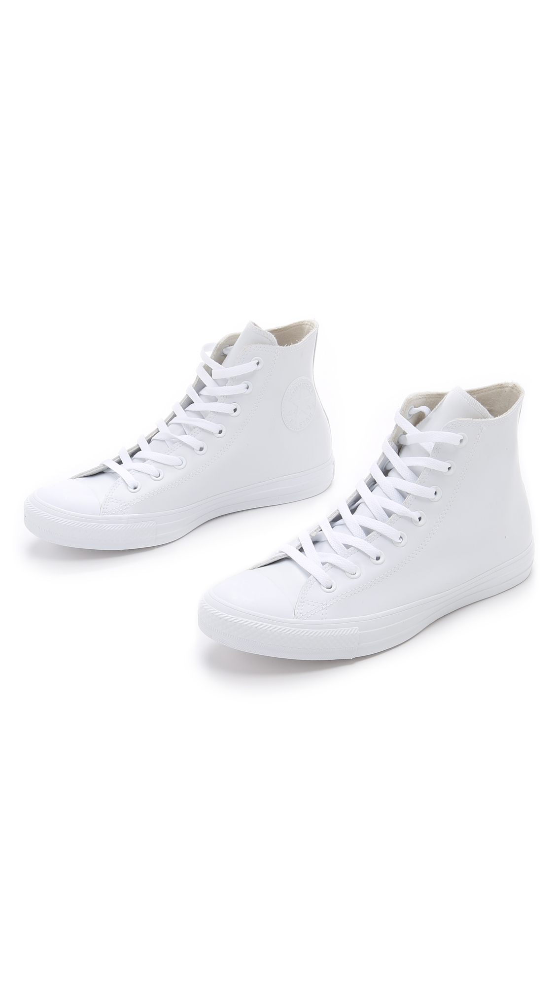 white rubber converse