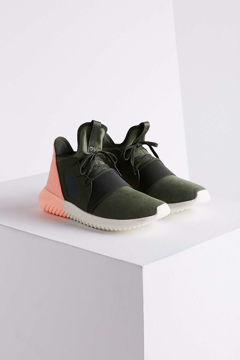 adidas tubular radial green and pink