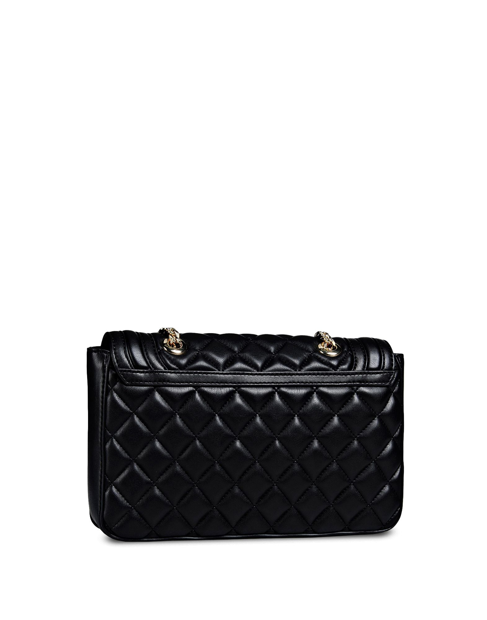 Love Moschino Medium Fabric Bag in Black Love Moschino Medium Fabric Bag in Black