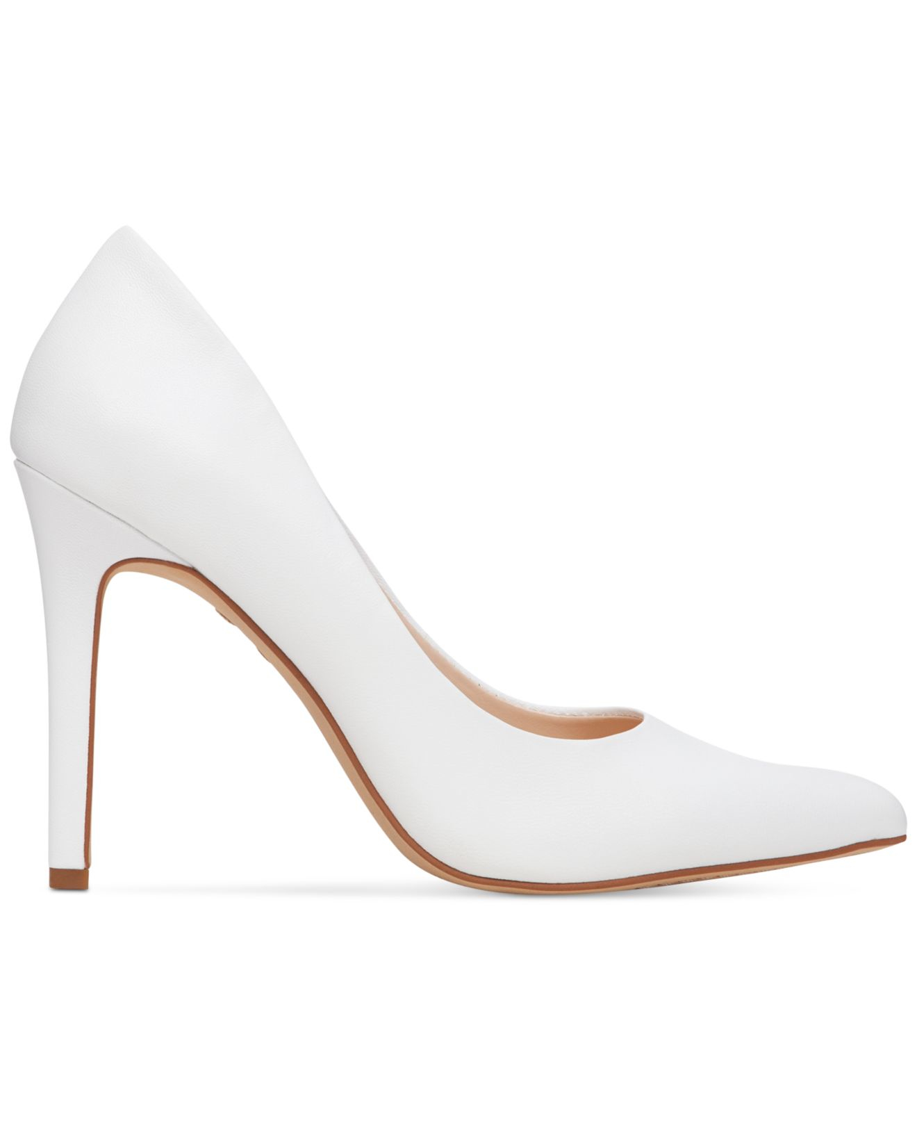 vince camuto white pumps