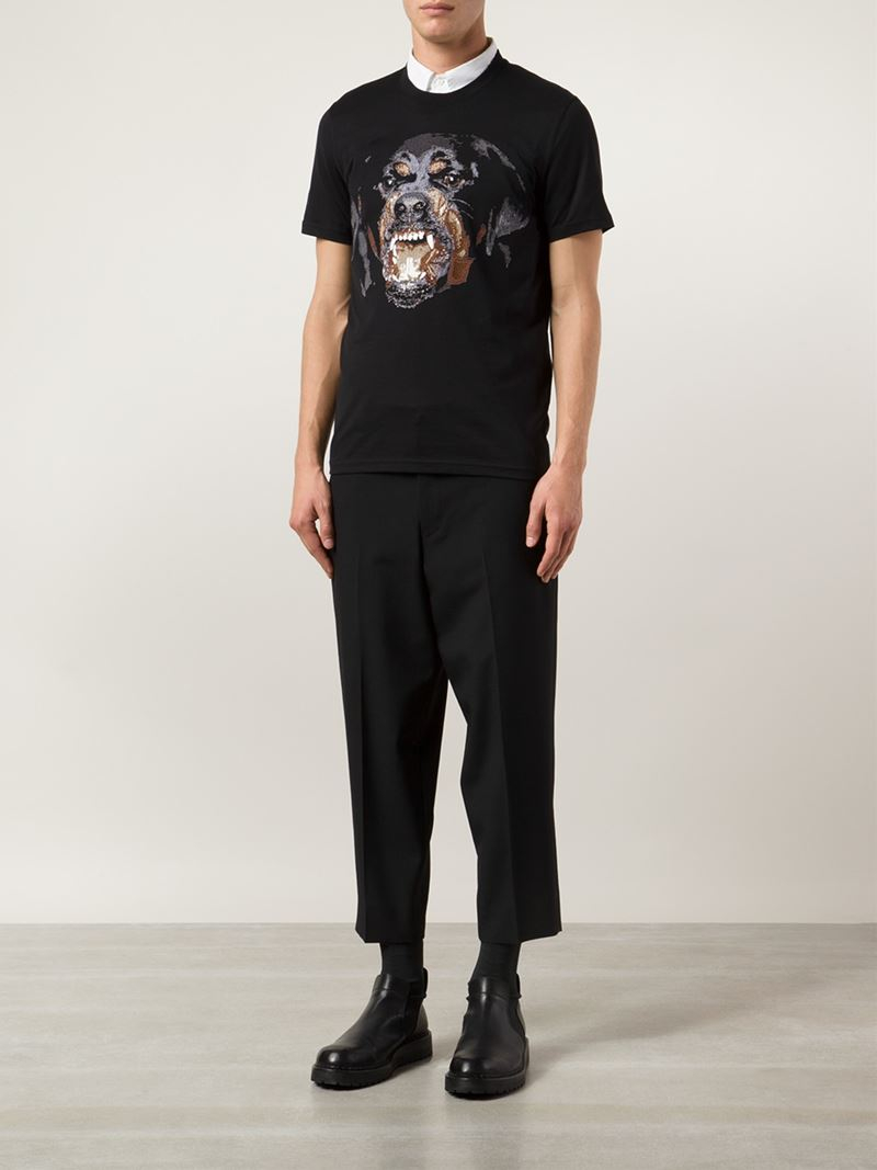 Givenchy rottweiler t shirt mens top