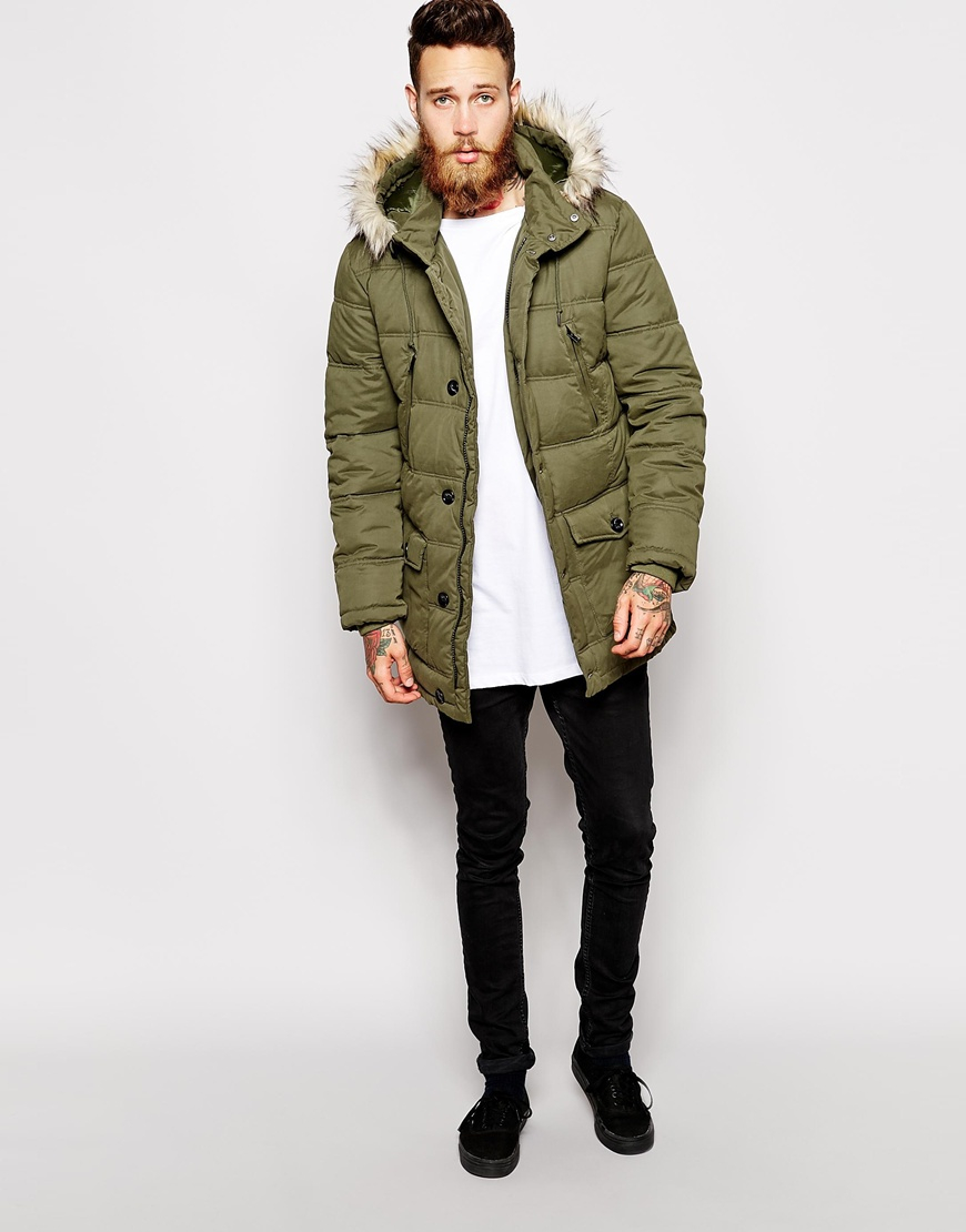 Olive Green Parka Jacket Mens - minimalistisches Interieur