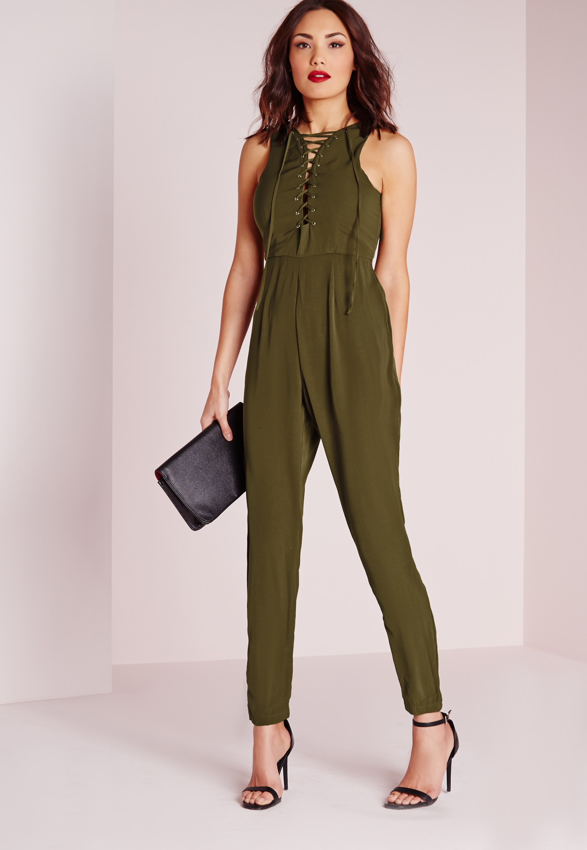 tapered leg jumpsuit