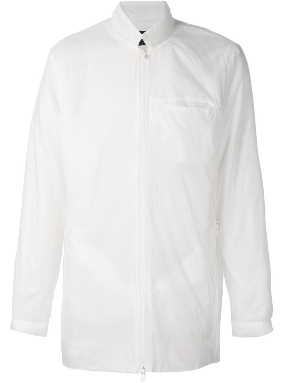Stampd Zipped Shirt Jacket in White for Men Lyst