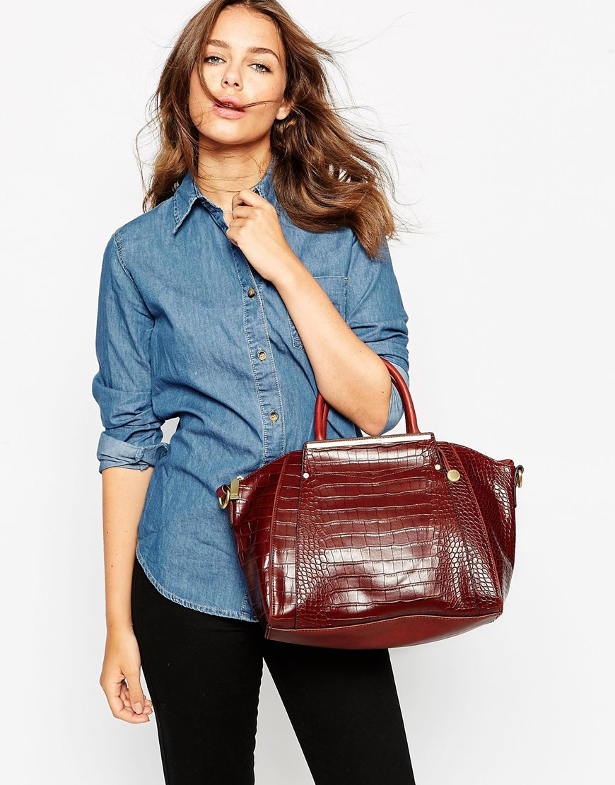 fiorelli croc bag