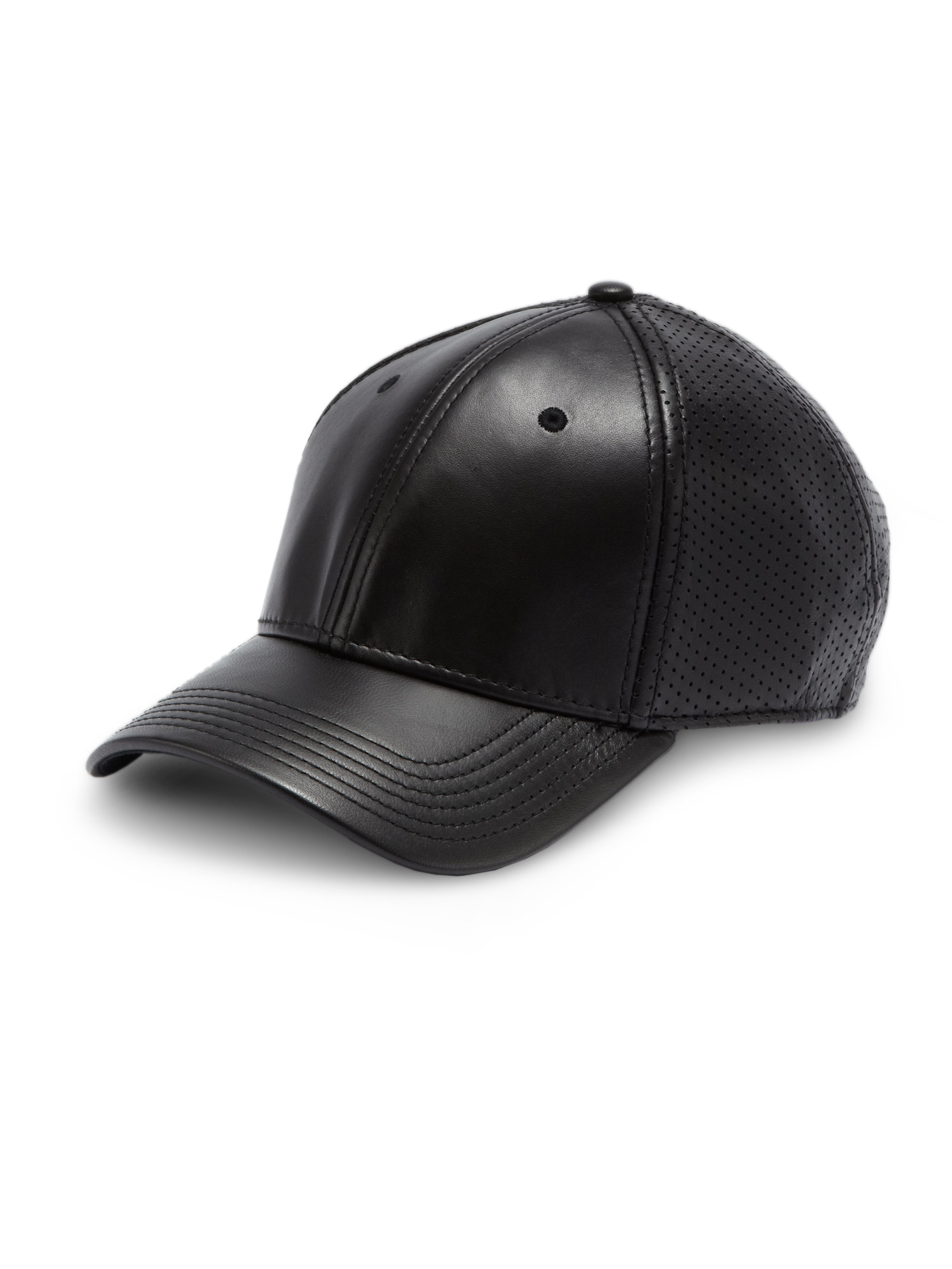 gents leather cap