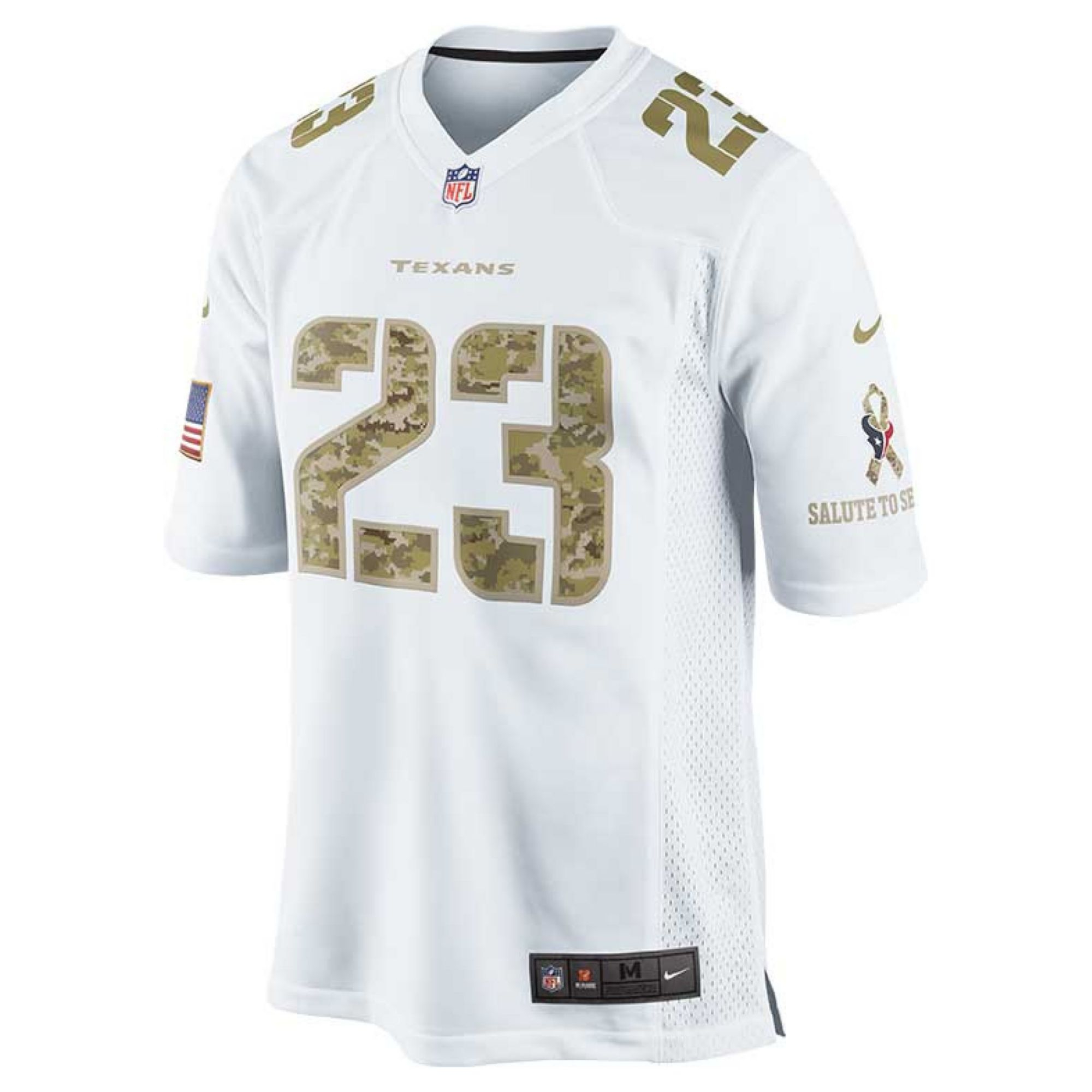 white texans jersey