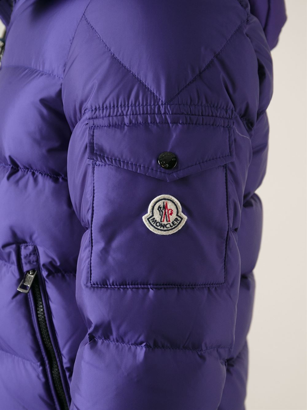 Moncler 'Maya' Padded Jacket in Pink & Purple (Purple) for Men - Lyst