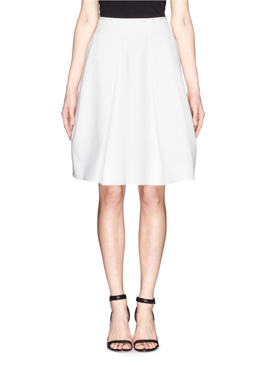 Lyst Edition10 Dart Flare Skirt in White