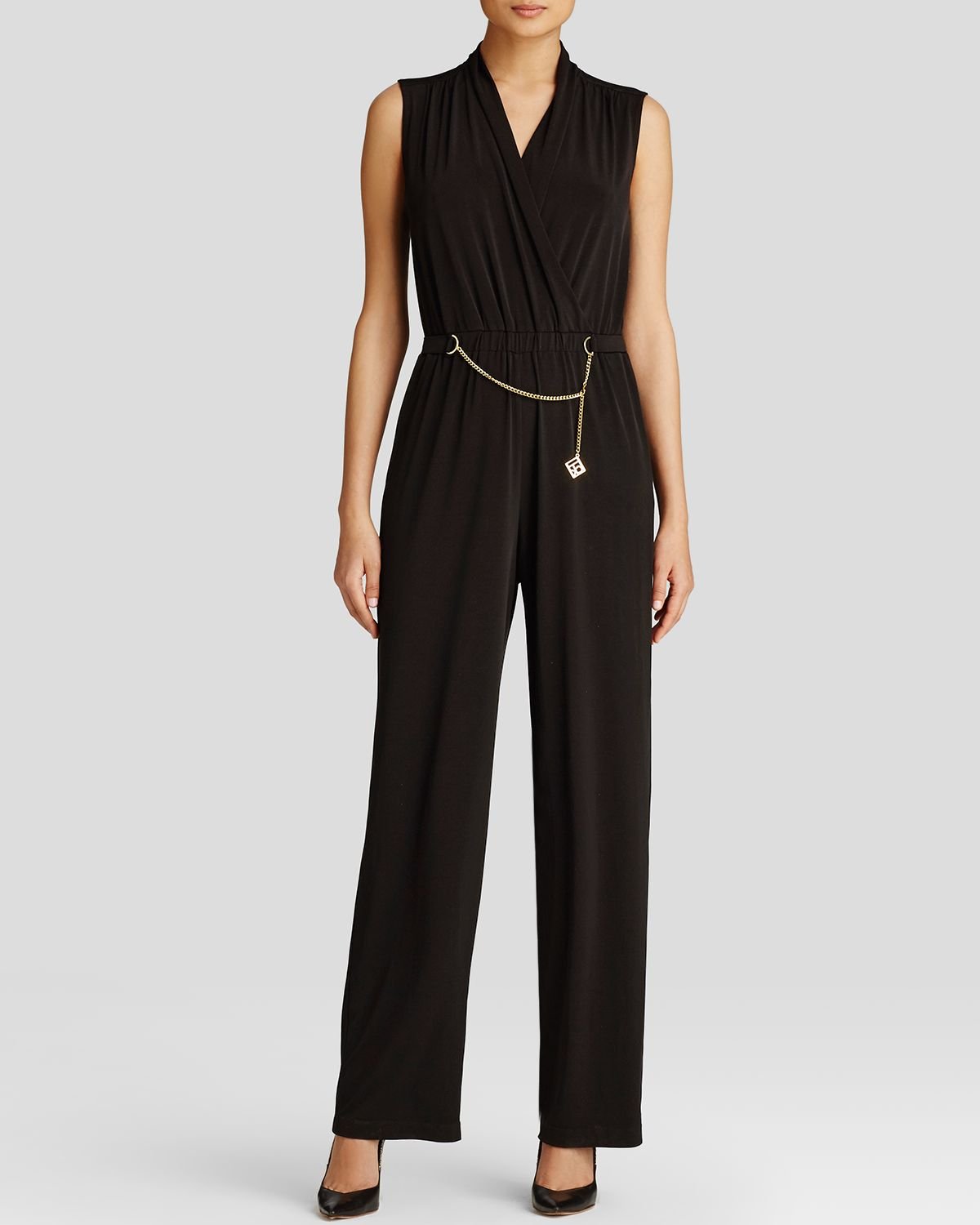 calvin klein black jumpsuit