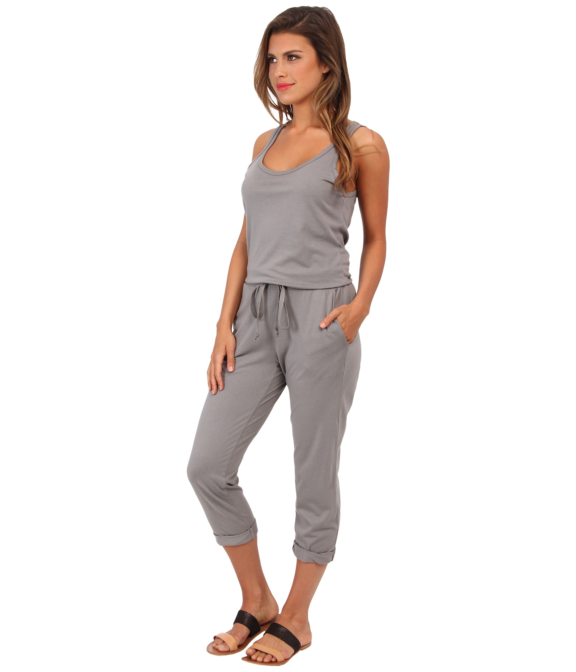 michael stars tank jumpsuit