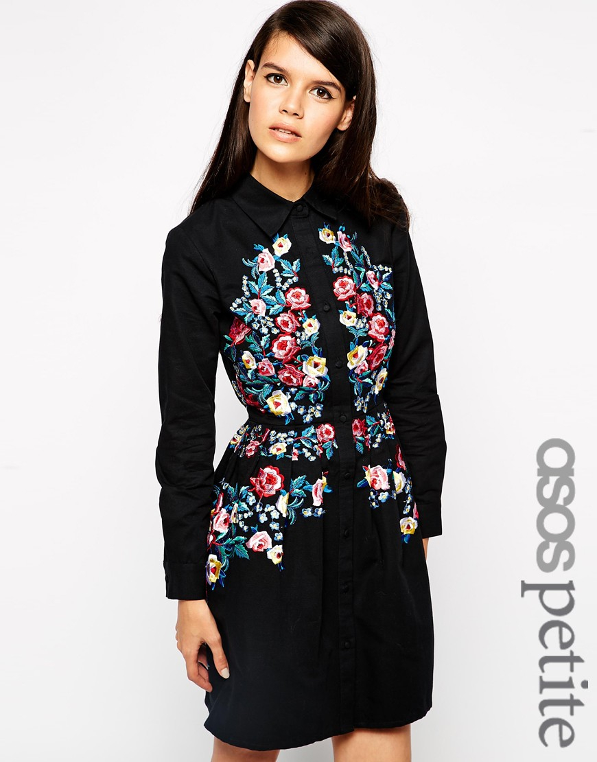 asos peplum shirt dress