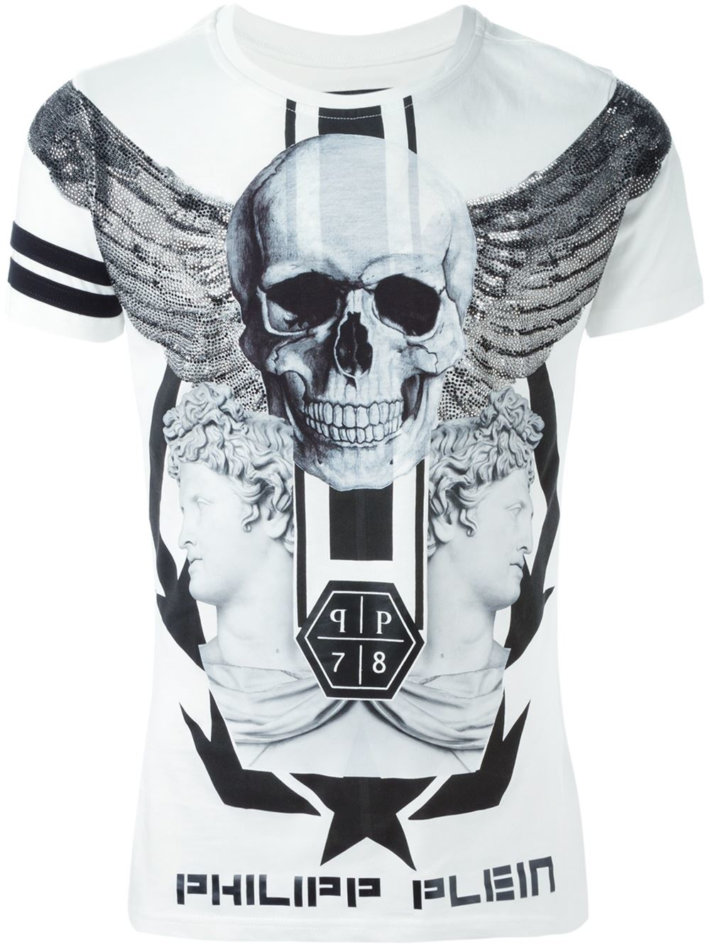 philipp plein t shirt white