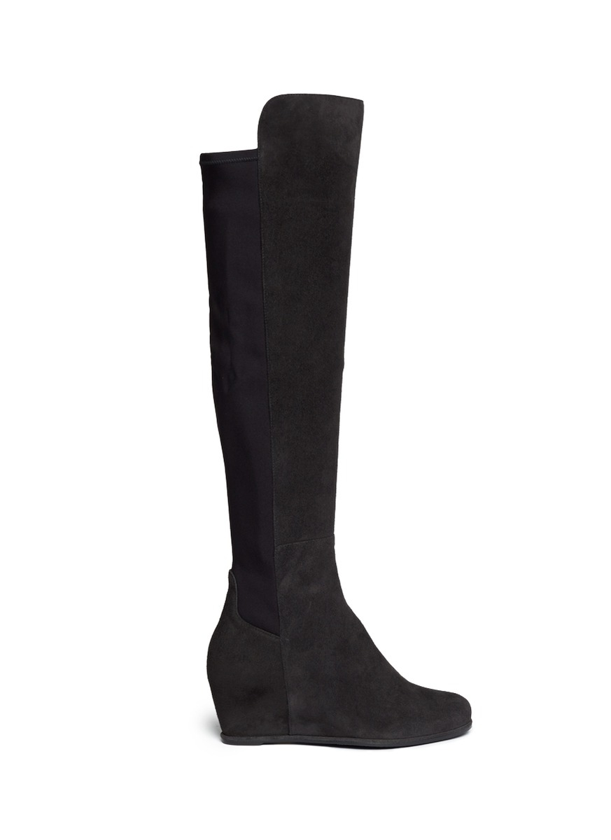 elastic back long boots