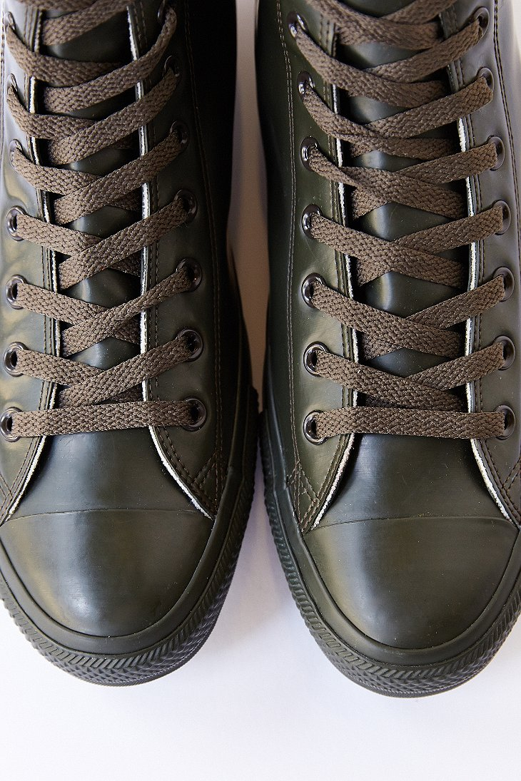 green rubber converse