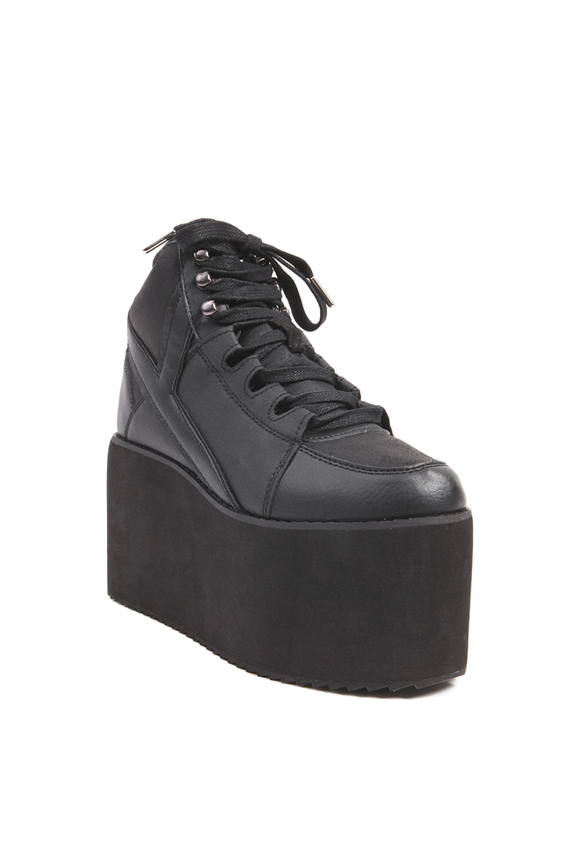 tall platform sneakers