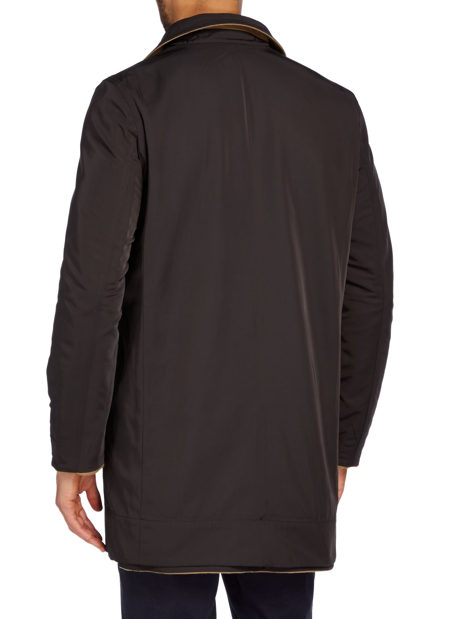 Dockers Reversible Wool Coat in Natural for Men Lyst