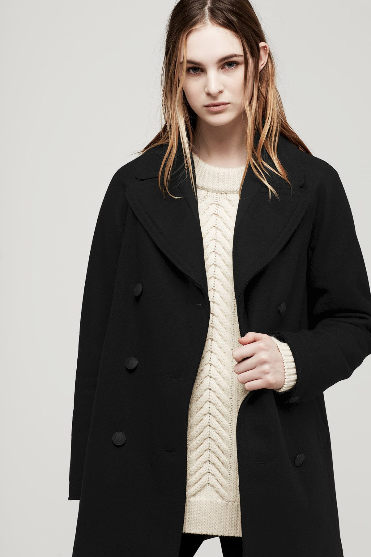 rag & bone peacoat