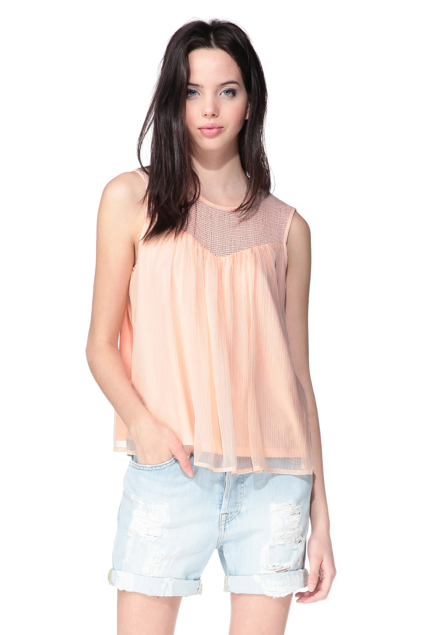 Vero Moda Sleeveless Top in Pink Lyst