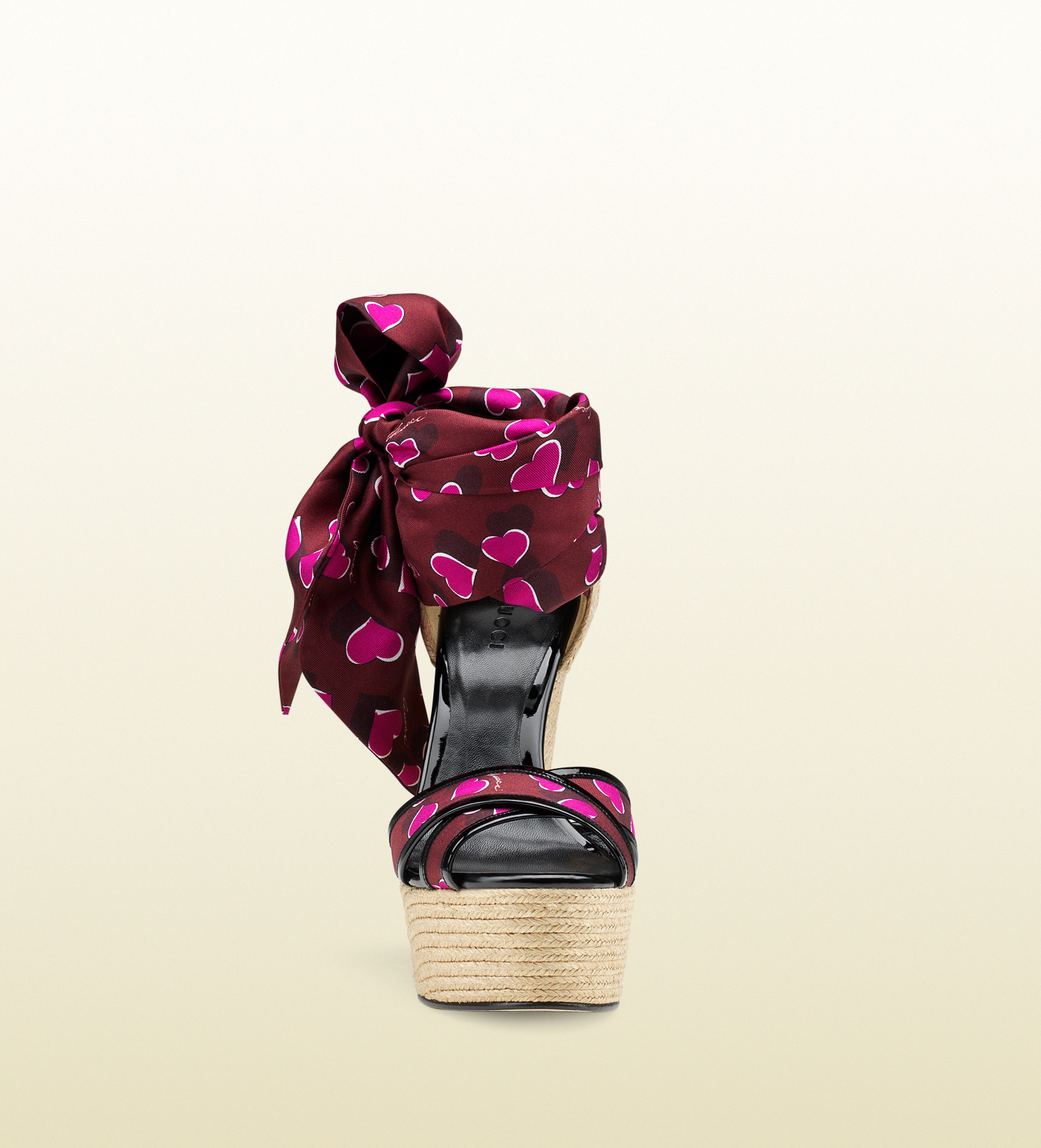 gucci tie up sandals