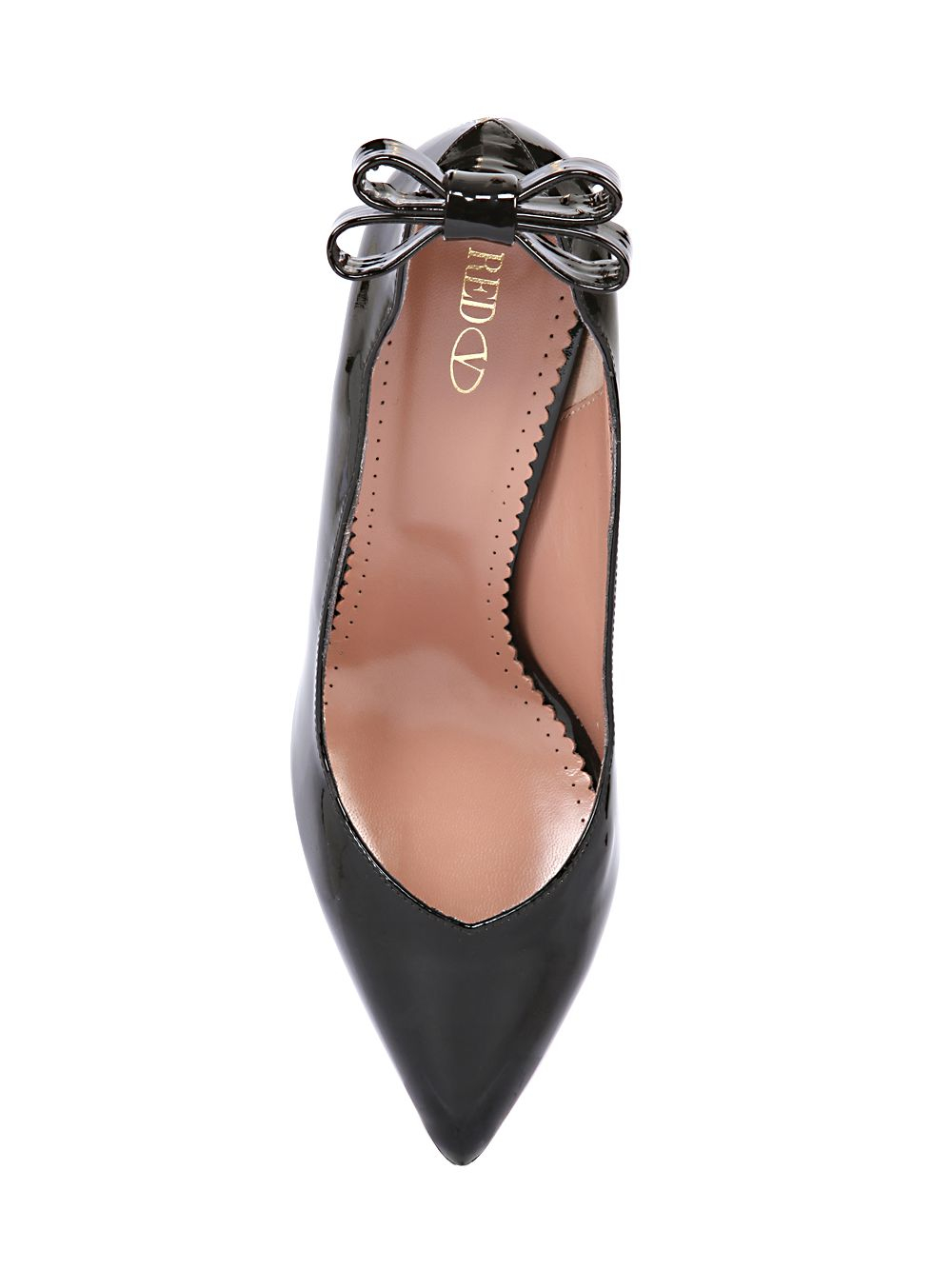 carmela patent leather bow & tassel red sole pumps