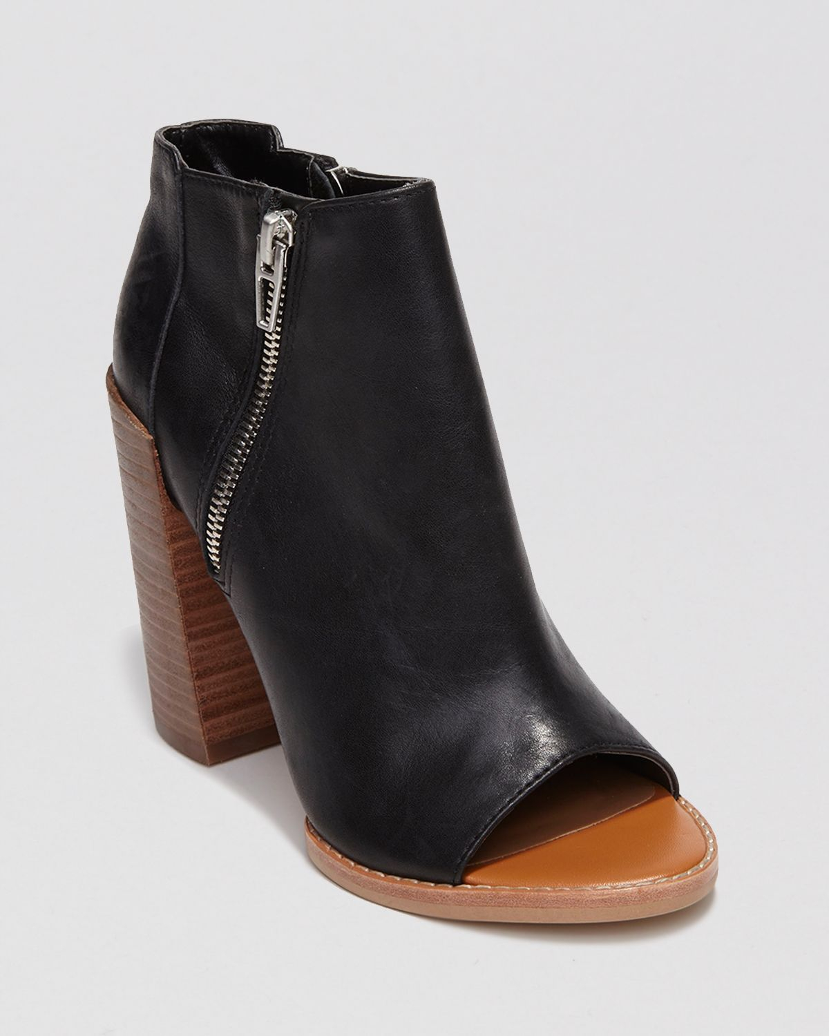 dolce vita open toe booties